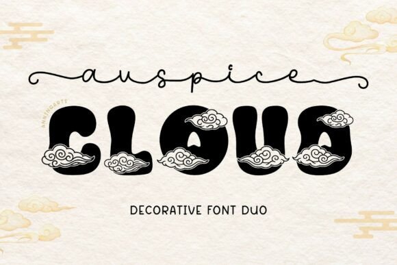 Auspice Cloud Duo Font for Editorial Design