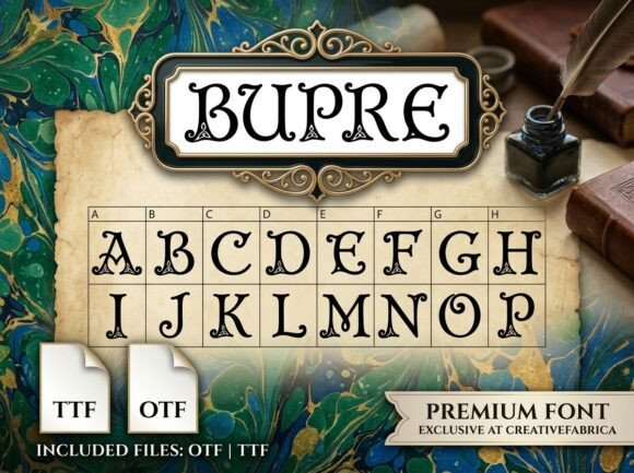 Bupre Font Review: Mythic Display Serif for Campaigns