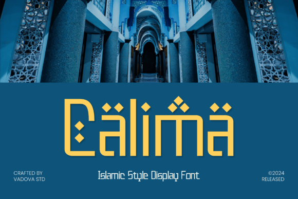 Calima Font: Bold Islamic Style for Campaign Visuals