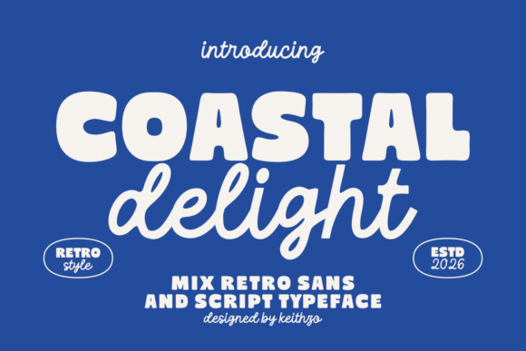 Coastal Delight Font: A Web Designer’s Layout Test