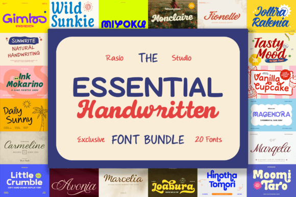Essential Handwritten Font for Crafting and Products