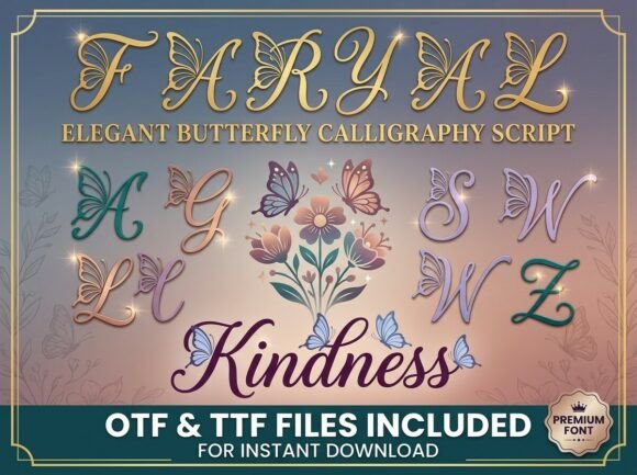 Faryal Font: A Designer’s Take on Whimsical Branding