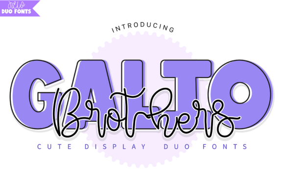 Galio Brothers Duo Font for Engaging Marketing Visuals