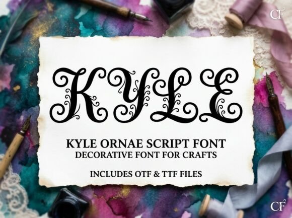 Kyle Font: Elevating Web Design with Decorative Script