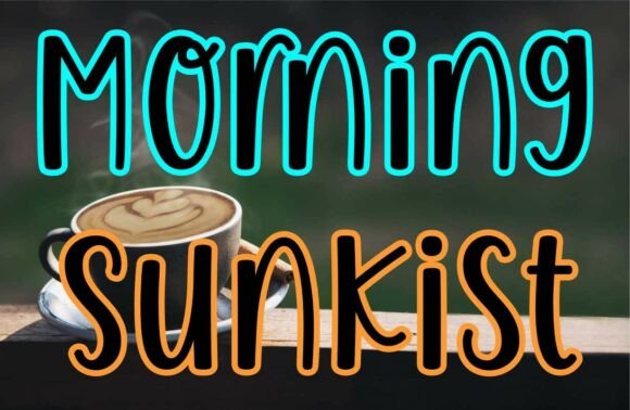 Morning Sunkist Font: Elevating Small Business Branding