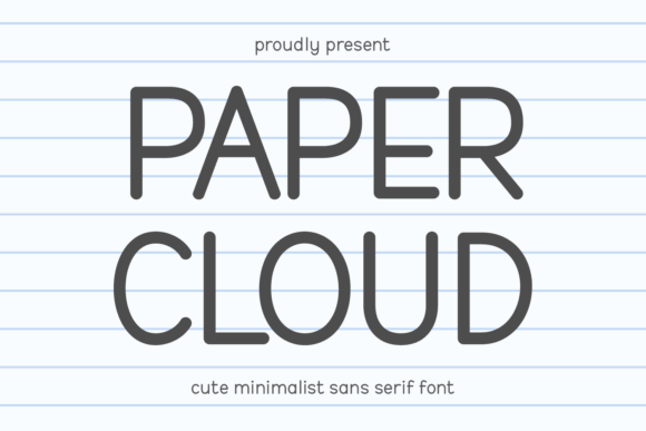 Paper Cloud Font: Clean Sans Serif for Web Design
