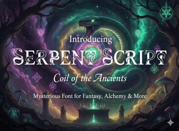 Serpent Script Font: An Editorial Design Review
