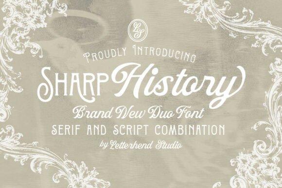 Sharp History Font: A Serif Duo for Editorial Design