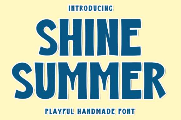 Shine Summer Font: Elevating Handmade Labels & Stationery