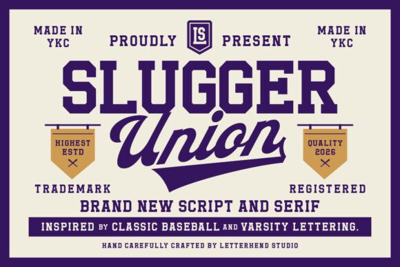 Slugger Union Font: Bold Branding for Small Business