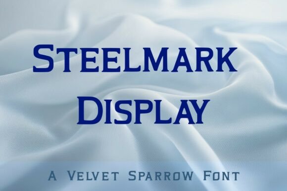 Steelmark Display Font for Bold Handmade Labels