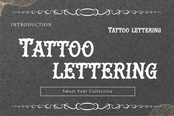 Tattoo Lettering Font: Authentic Style for Campaigns