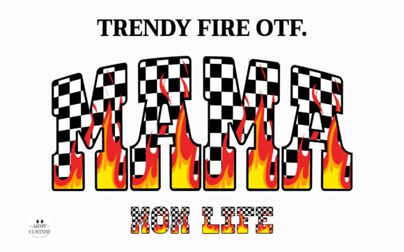 Trendy Fire Font: A Color Typeface for Bold Campaigns