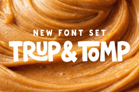 Trup Tomp Font: Bold Editorial Character